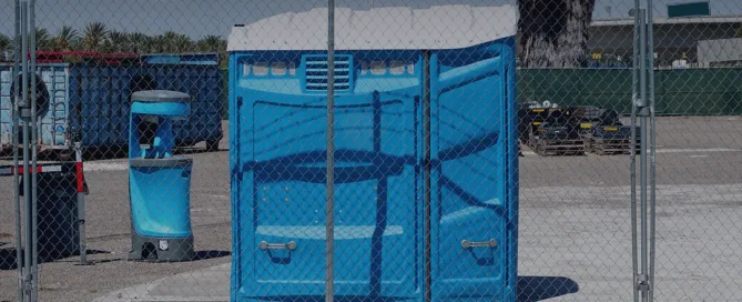 Blue ADA approved portable restroom unit - Why Your Porta Potty Rental Business Needs ADA Approved Units - ServiceCore Blog