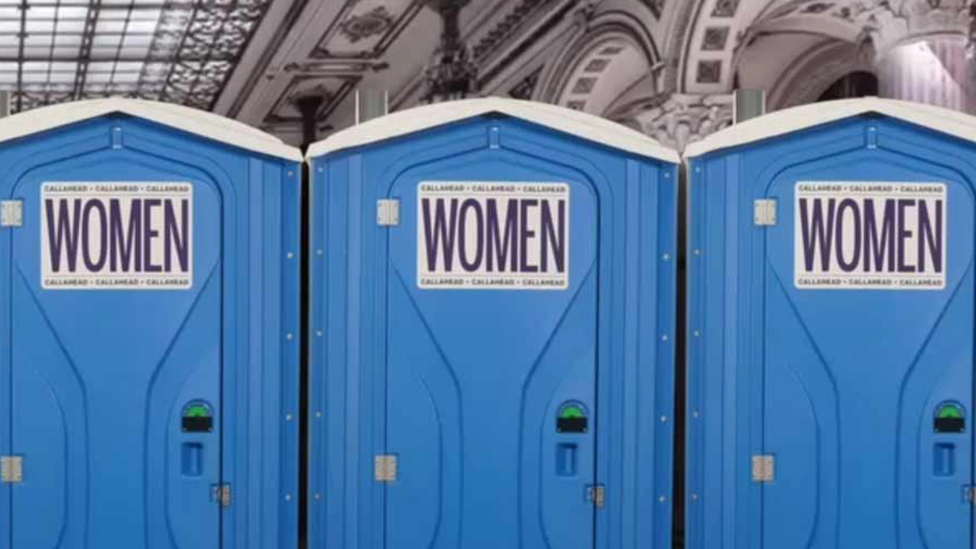 Blue women's porta potties - The Only Guide You Need to Starting a Portable Restroom Business - ServiceCore Blog
