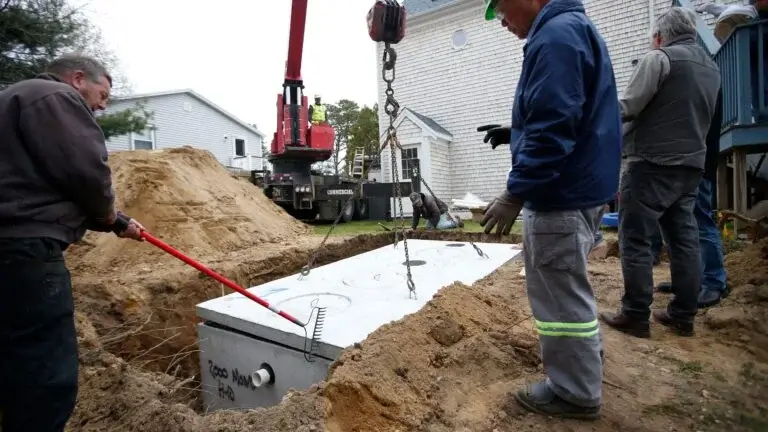 crew of septic techs | what you'll need to run a septic system business | ServiceCore software for portable restroom & dumpster companies”